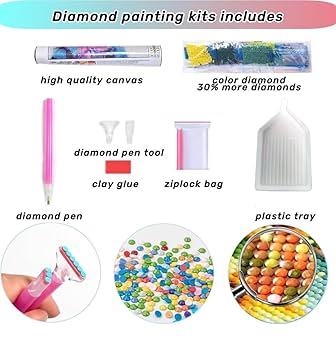 Amazon.com: Plant Diamond Painting, DIY 5D Diamond Painting